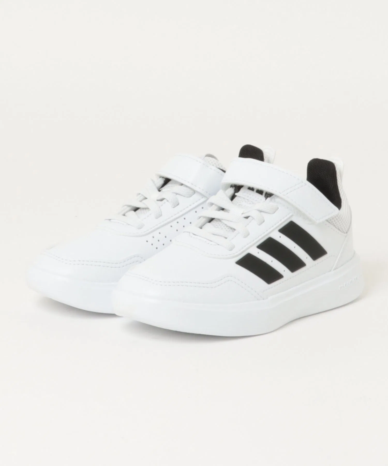 Детские кроссовки Adidas Tensaur Sport Lite K белые с чёрным