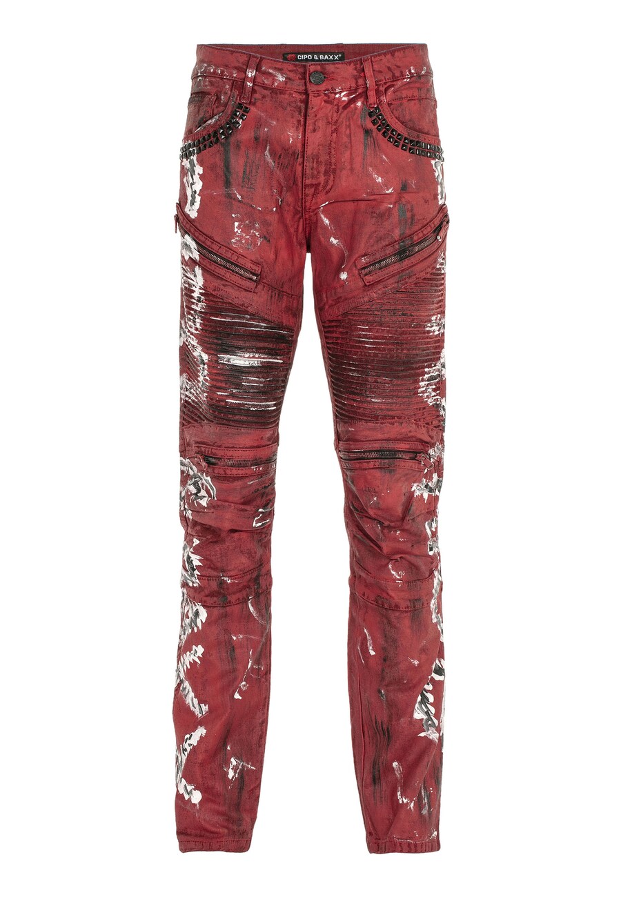 

Облегающие джинсы CIPO & BAXX DENIM, красный