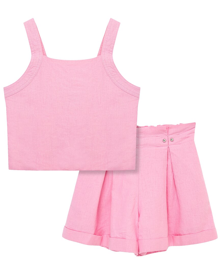 

Привычный комплект из 2 предметов из льняной смеси Habitual, розовый