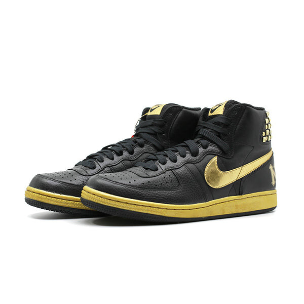 Кроссовки terminator high supreme 'black gold' Nike, черный — фото 3
