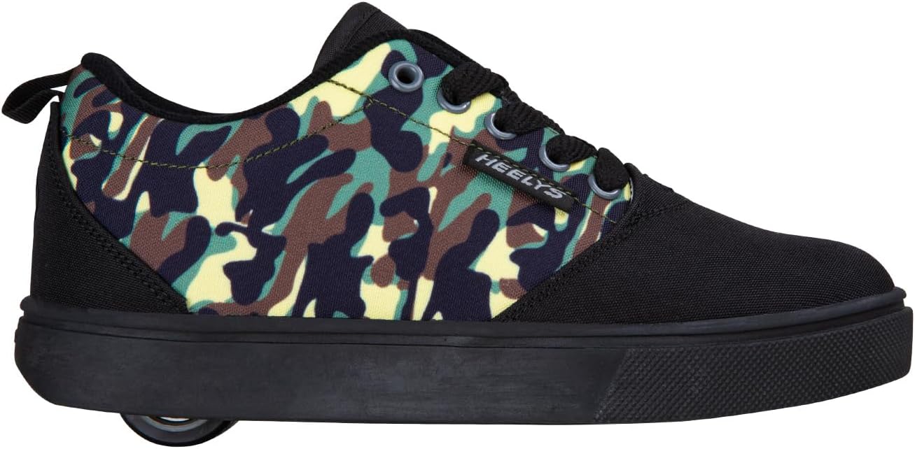 Детские роликовые кроссовки Heelys Pro 20 Prints (для малышей, детей постарше и взрослых), черный — фото 3
