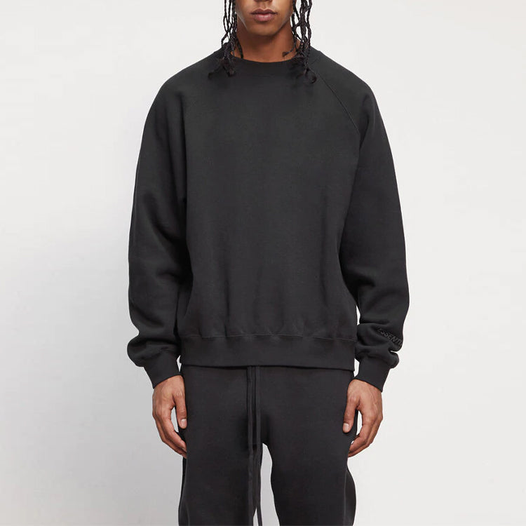 Спортивная толстовка Fear of God Essentials FW20 Core Crew Neck Sweatshirt 'Black' FOG-FW20-299, черный — фото 3