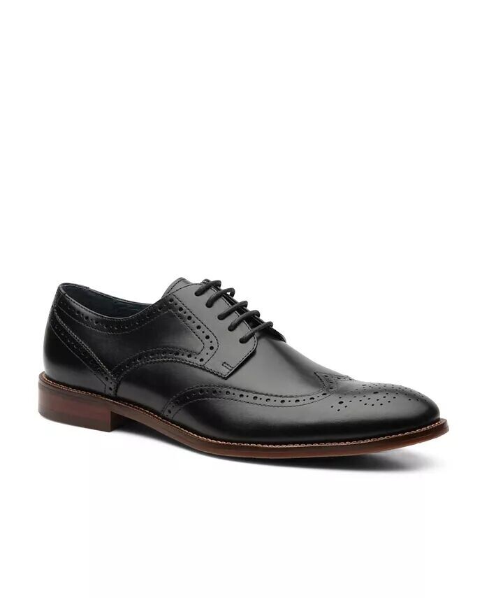 

Мужские туфли Marshall Dress Lace Up Wingtip Leather Shoes Blake McKay, черный