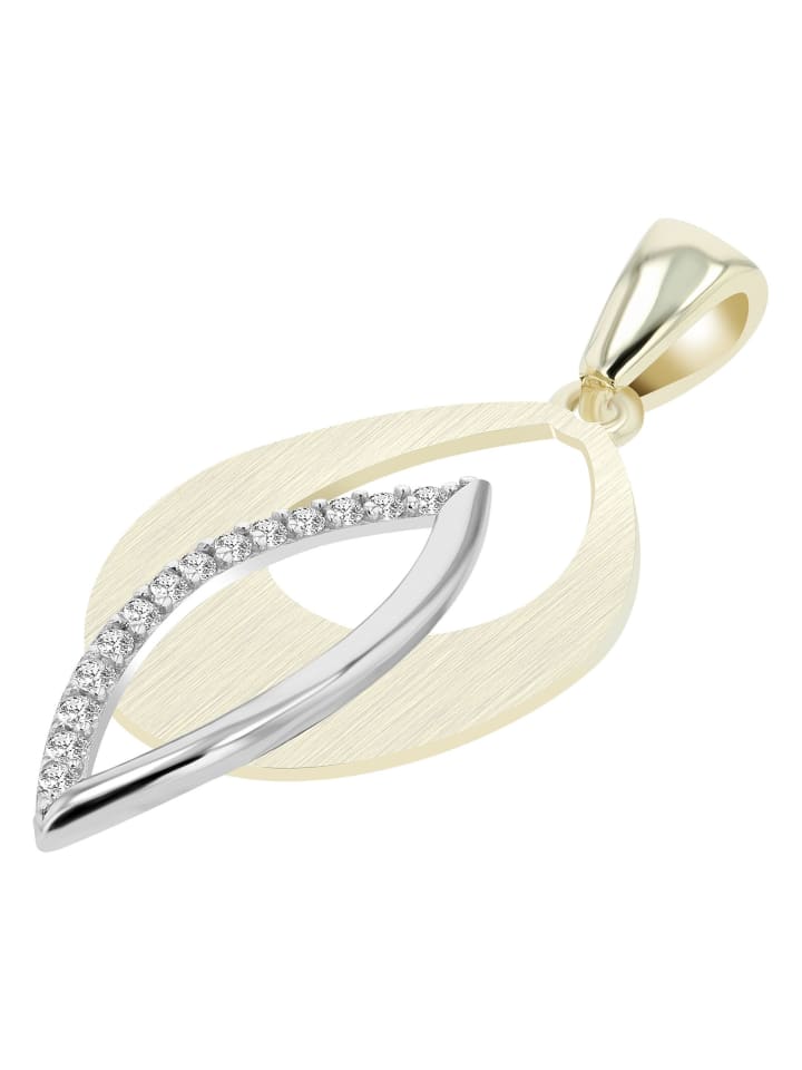 

Adeliás Женский кулон из золота 333 пробы с белыми кубическими циркониями