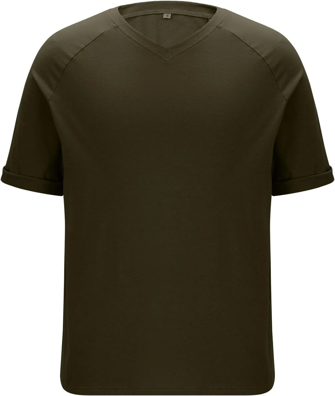 

Футболка для мужчин casual oversized с коротким рукавом и V-образным вырезом