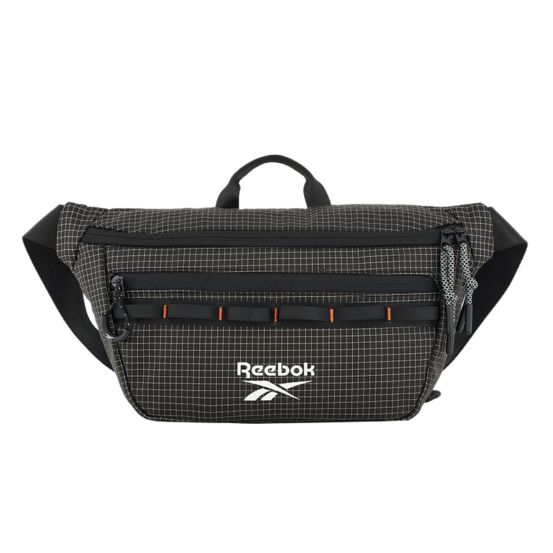 

Reebok Тканевая сумка через плечо, сумка-мессенджер, поясная сумка, стандартный размер, унисекс, черный/зеленый
