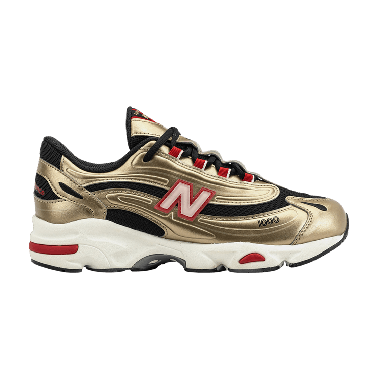 

Кроссовки New Balance 1000 Big Kid 'Metallic Gold' Shoe Palace Exclusive, золотой