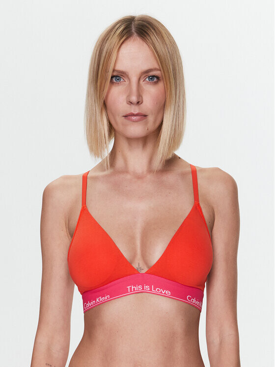 

Бюстгальтер без косточек Calvin Klein, красный