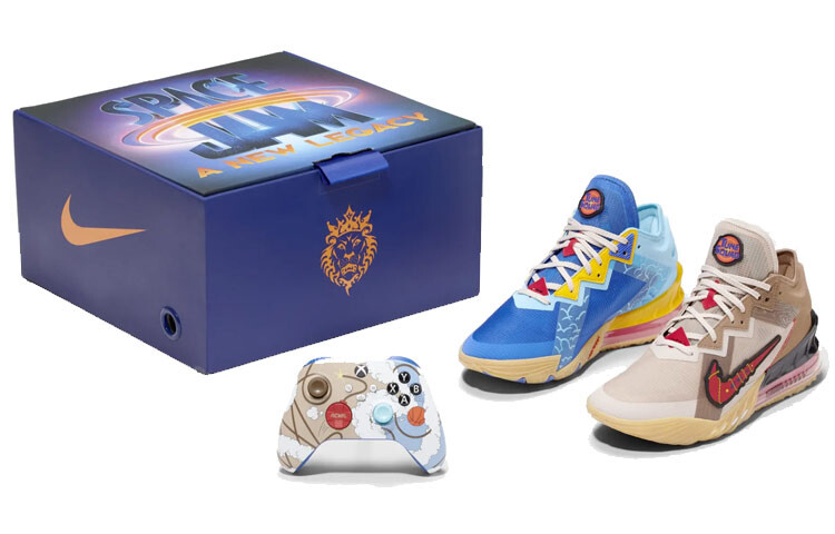 

Кроссовки Nike LeBron 18 Low Xbox Controller Set Wile E. Vs Roadrunner Space Jam