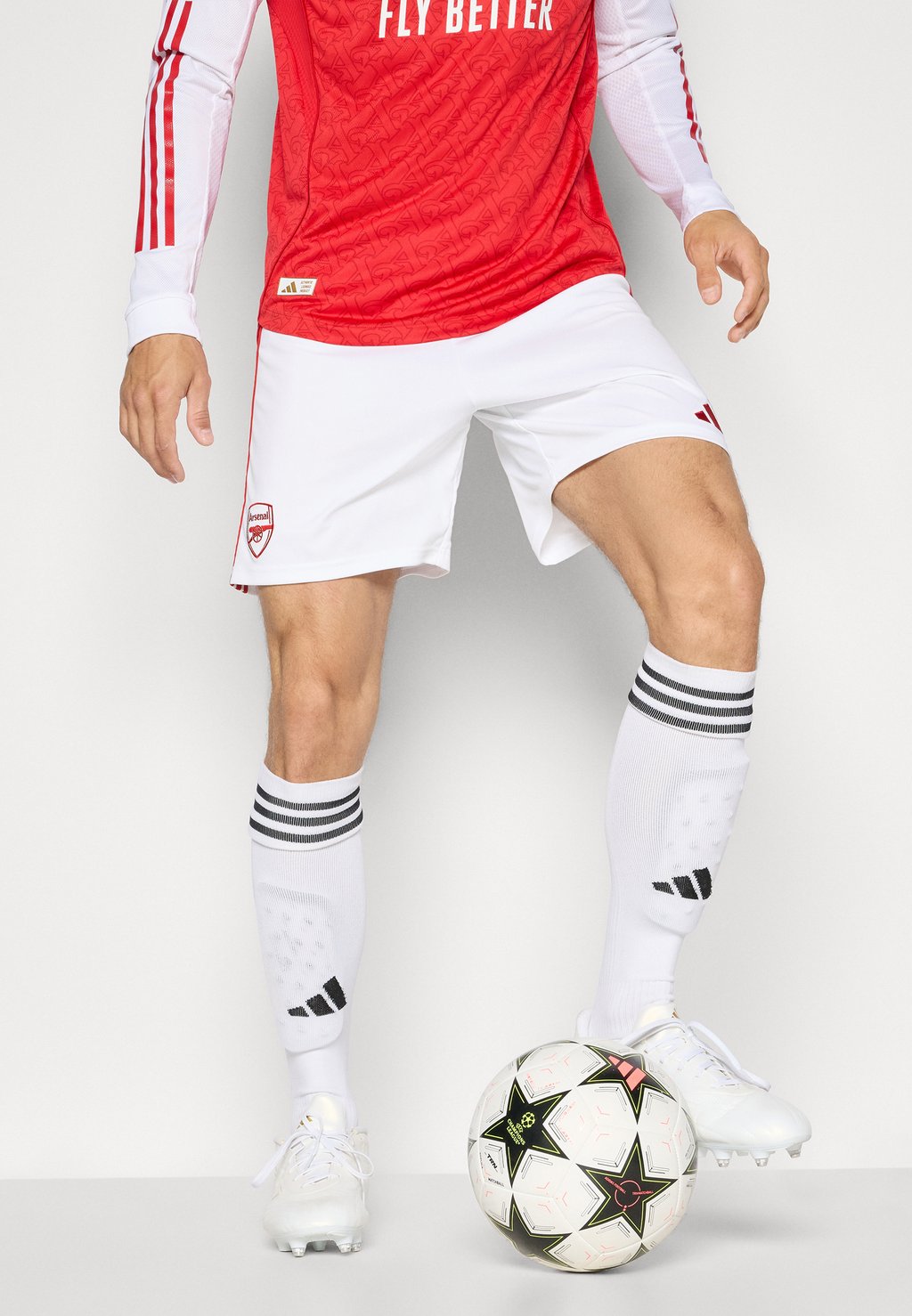 Спортивные шорты ARSENAL FC 25/26 HOME SHORTS - Club wear Adidas Performance, белый — фото 4