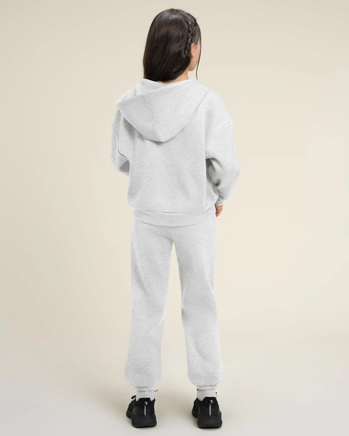 Детский спортивный костюм Stelle, толстовка и брюки, Light Heather Grey — фото 4