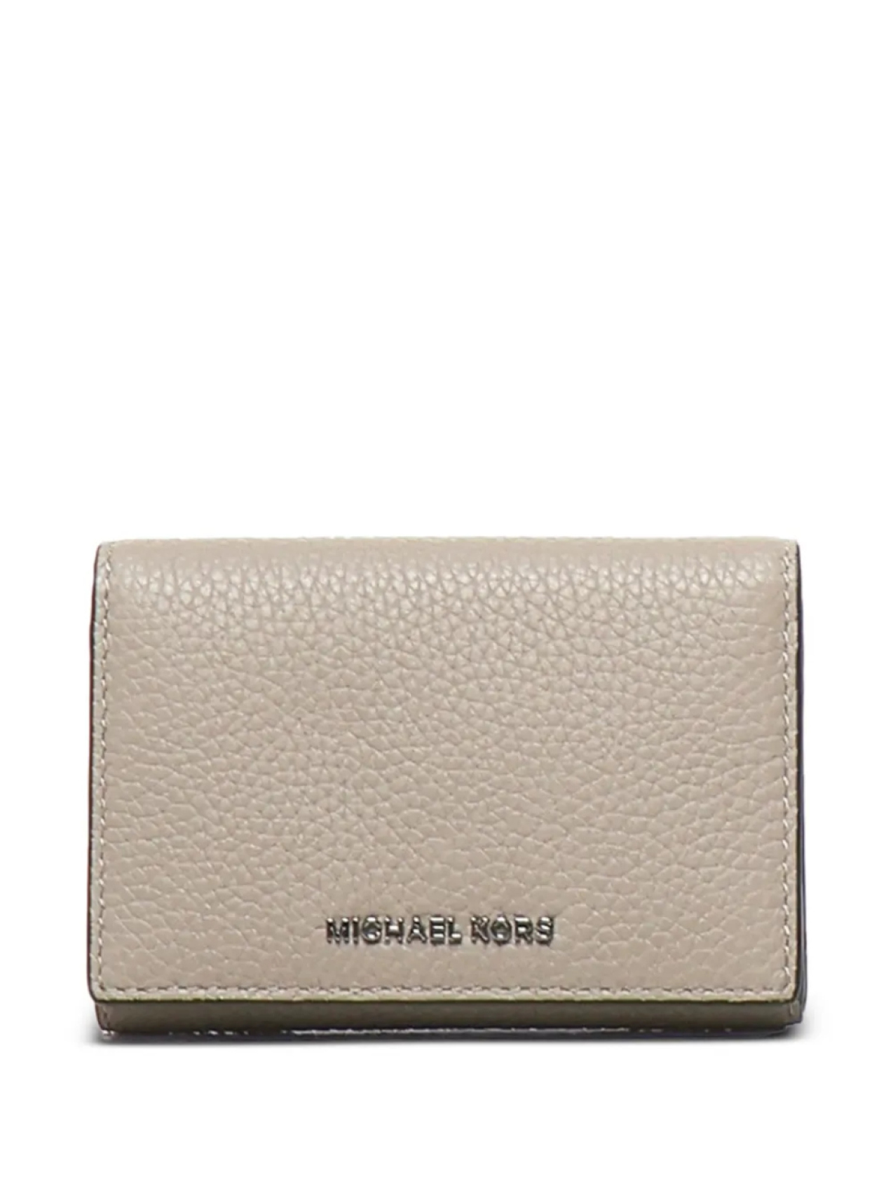 

Кошелек Michael Kors Hudson из шагреневой кожи с застежкой-кнопкой, серый