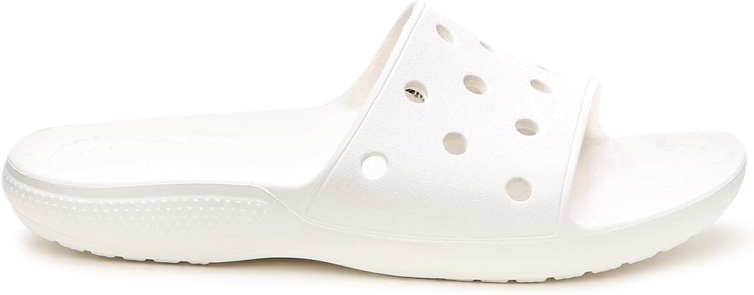 Унисекс сандалии Crocs Classic Slide для взрослых, белый — фото 2