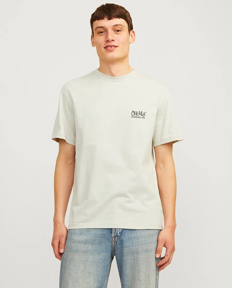 

Мужская футболка без рукавов с принтом сбоку Jack & Jones, серый