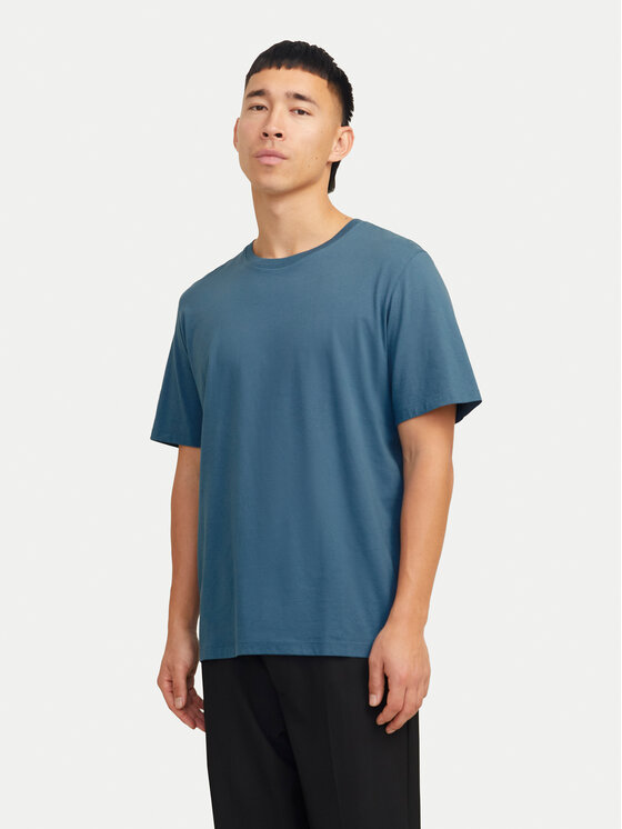 

Футболка стандартного кроя Organic Basic 12156101 Jack&Jones, синий