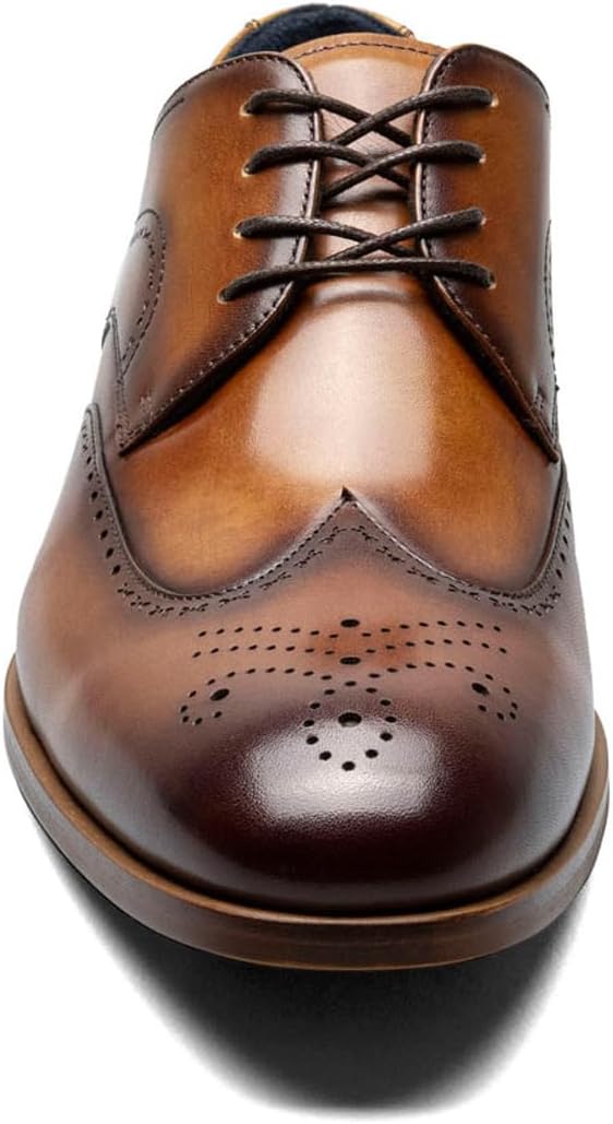 Мужские кроссовки Stacy Adams Brayden Wingtip на шнуровке, Tan — фото 4