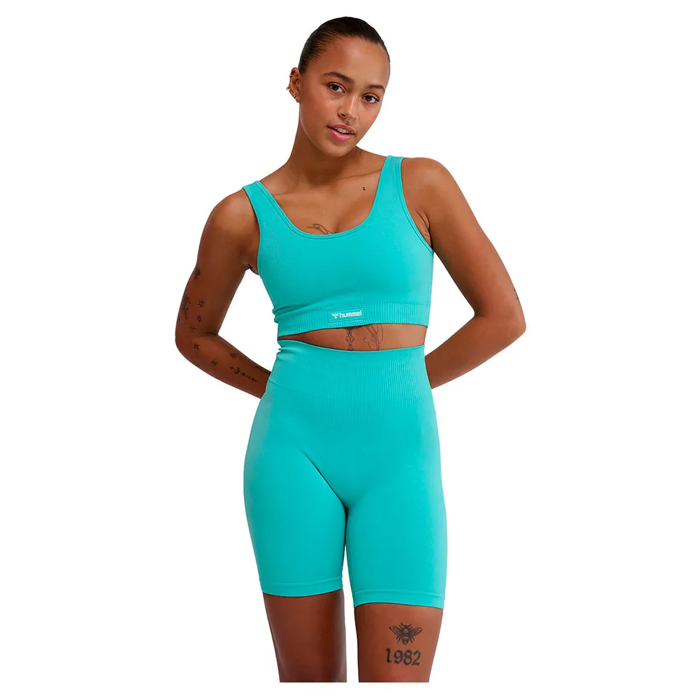 

Спортивный топ Hummel Alive Seamless, синий