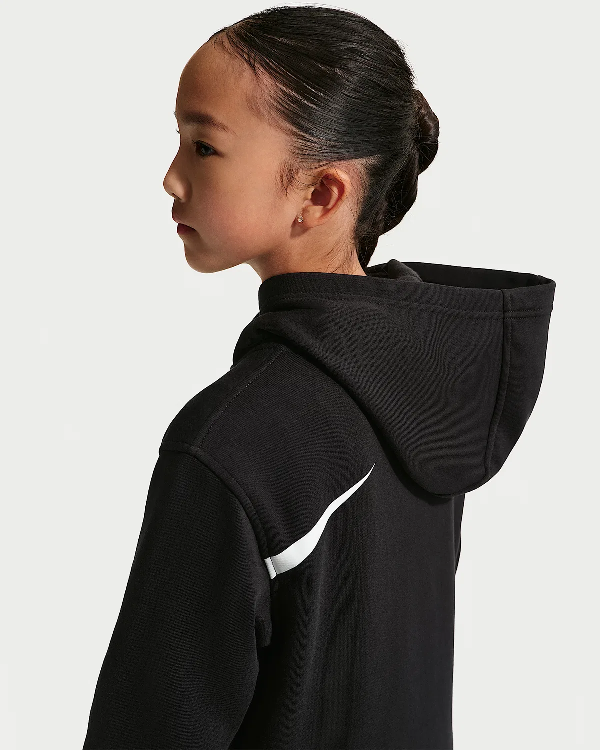 Детская худи Nike Sportswear Club, Black/White — фото 4