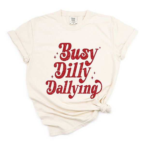 

Футболка с принтом Busy dilly dallying stars Simply Sage Market, Ivory, Зеленый, Футболка с принтом Busy dilly dallying stars Simply Sage Market, Ivory