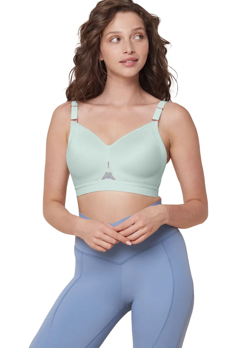 

Спортивный бюстгальтер Triaction by Triumph "Triaction Gravity Lite P EX", с проставкой, мятный