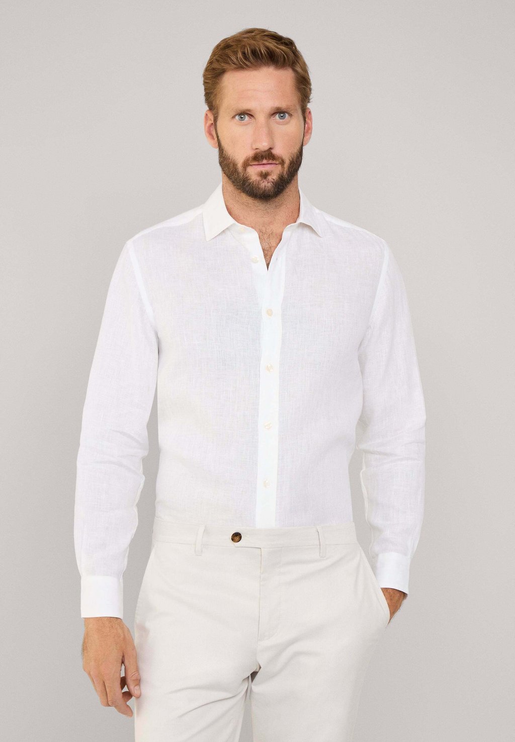 

Рубашка REGULAR FIT LINEN Façonnable, белый