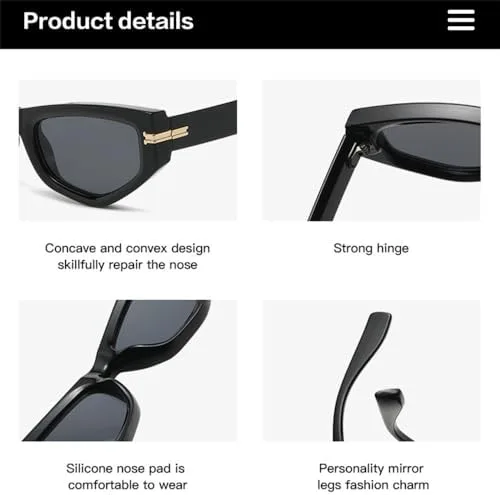 

Солнцезащитные очки 2027 года для женщин и мужчин, винтажные солнцезащитные очки для женщин, очки с плоской верхней частью, защита от УФ-излучения UV400 MTZJH, 5