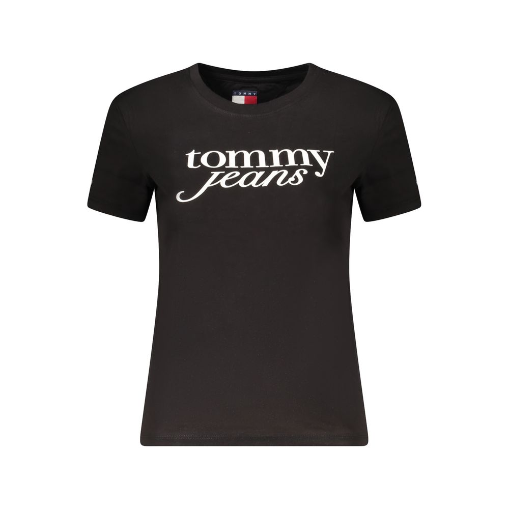 

Черные хлопковые топы и футболки Tommy Hilfiger