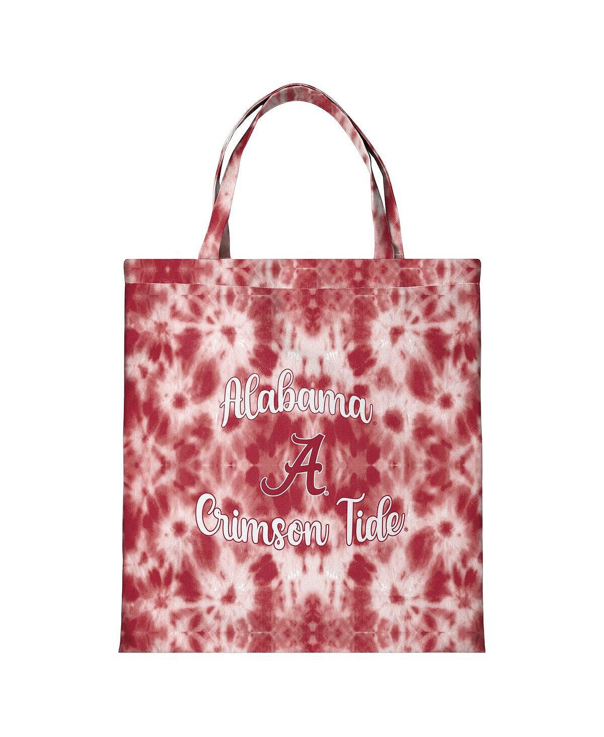 

Женская большая сумка-тоут с надписью Alabama Crimson Tide Script FOCO, красный