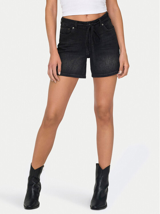 

Джинсовые шорты обычного кроя Gianna 15340706 Only, черный