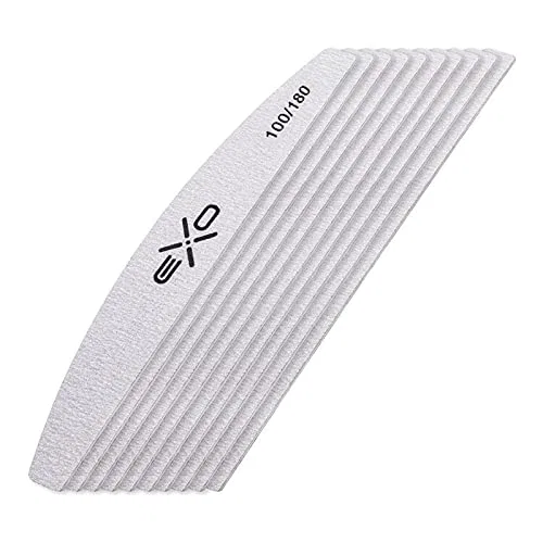 Набор профессиональных пилок для ногтей EXO Leather Slim 100/180, 10 шт. Exo — фото 3