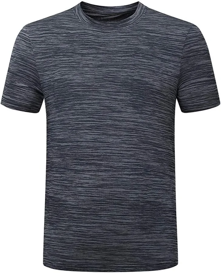 Мужская футболка для тренировок Crew Neck с коротким рукавом Quick Dry — фото 2