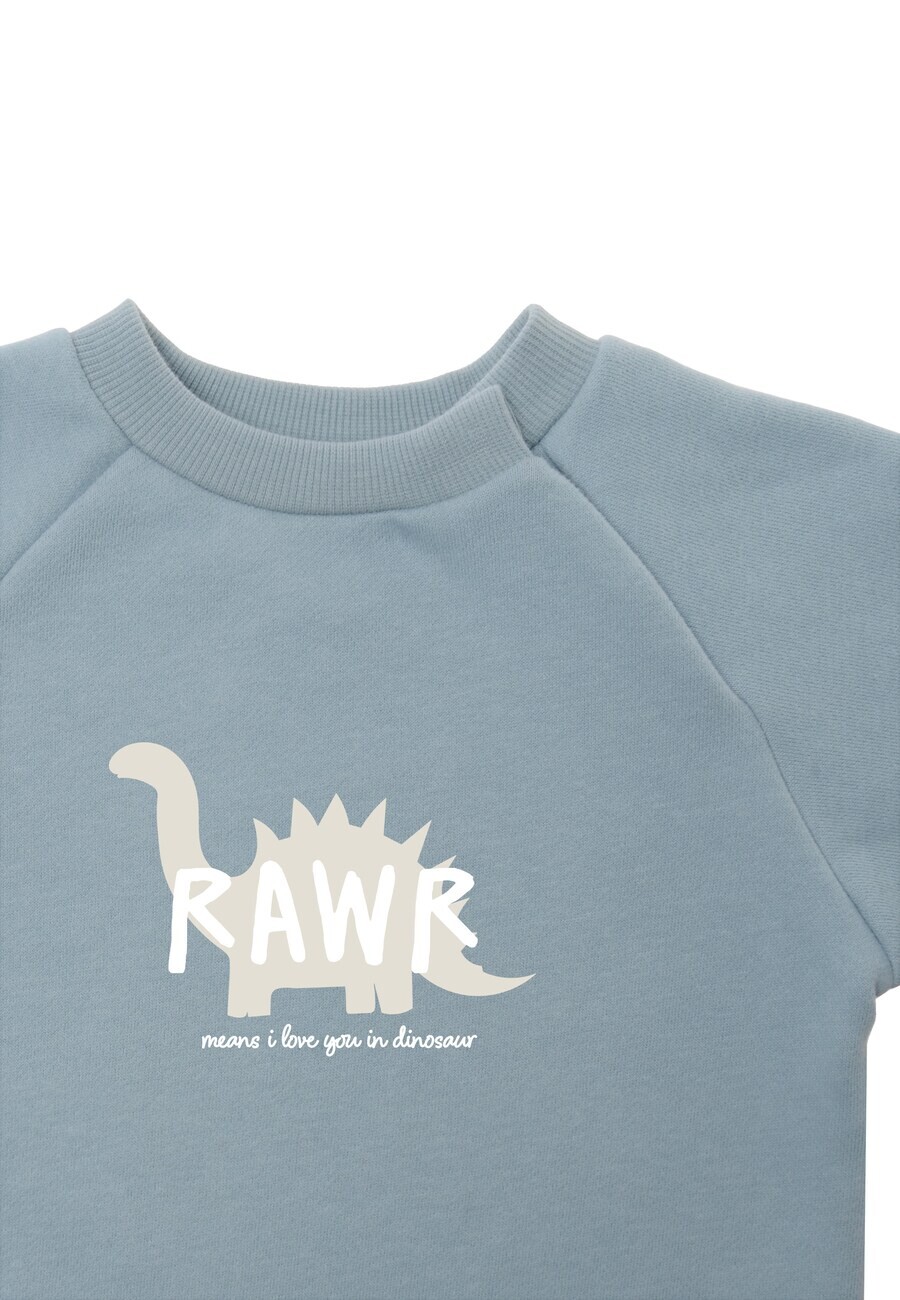 Толстовка LILIPUT Dino Rawr, светло-голубой — фото 4