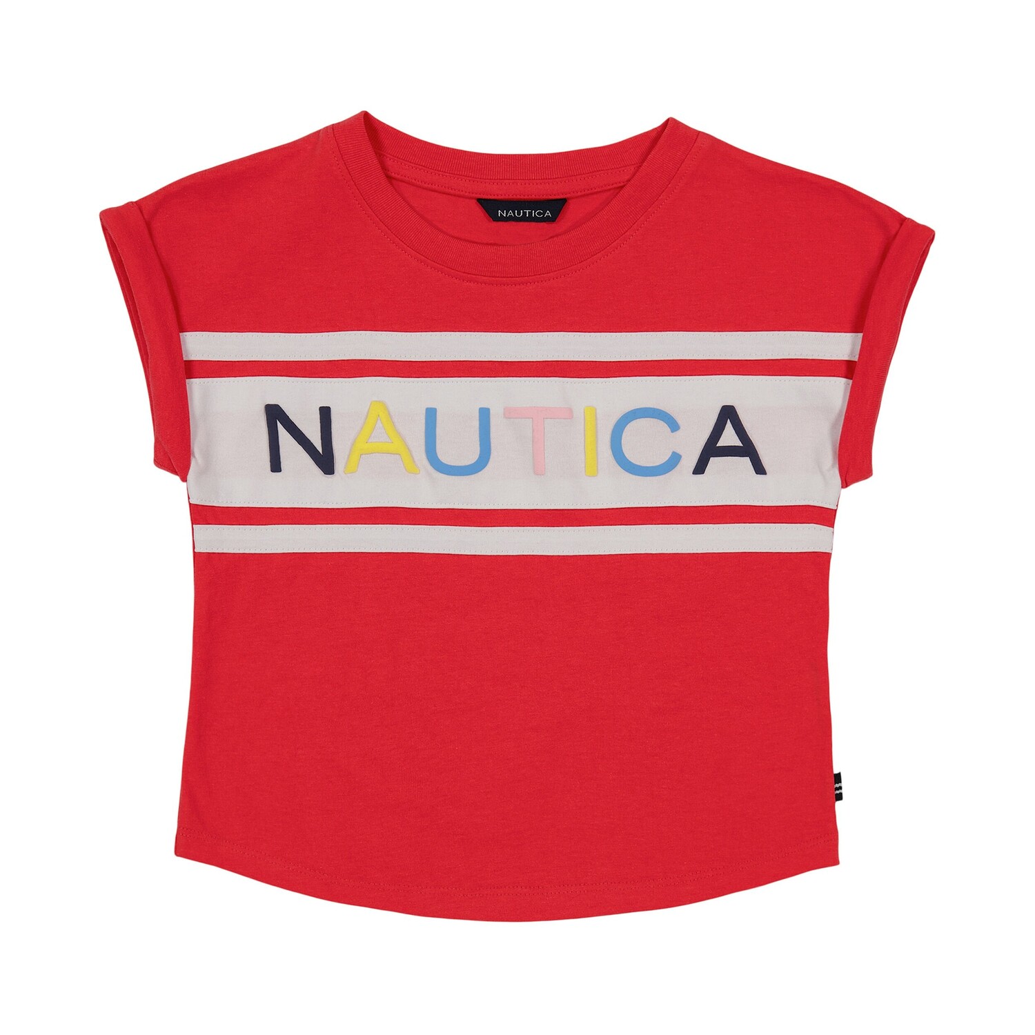 

Футболка с логотипом Nautica для девочек (7–16), цвет Rose Coral