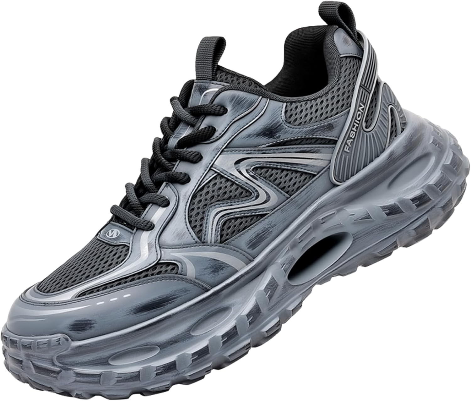 

Мужские модные кроссовки на массивной подошве с дышащей сеткой, шнуровкой, удобные, противоскользящие, в стиле Y2K, для ходьбы, повседневные, спортивные, для тренировок и тенниса Netehadi, синий