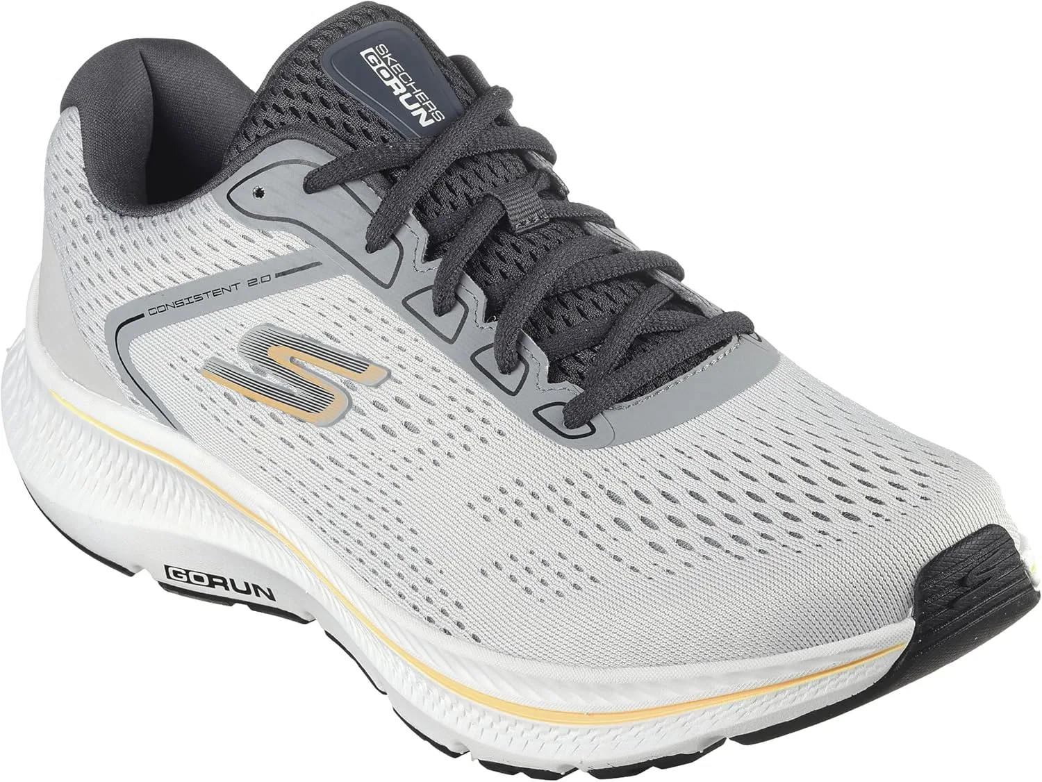 Мужские кроссовки Skechers Go Run Consistent 2.0 Mile Marker, Gray — фото 2