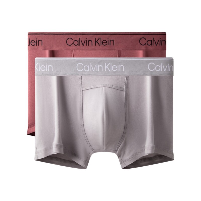 

Трусы-боксеры Calvin Klein, 2 штуки, синий/серый