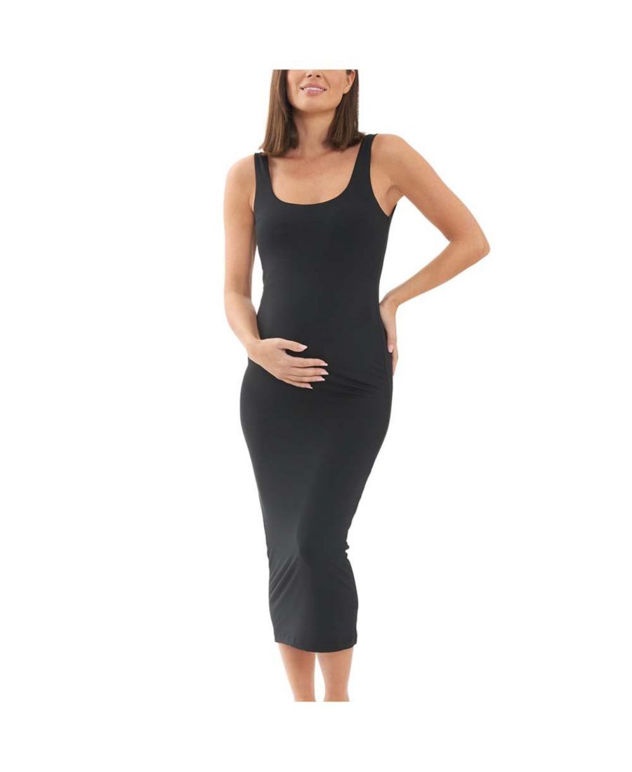 

Роскошное трикотажное платье-футляр черного цвета Ripe Maternity, Black