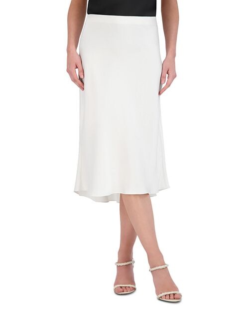 

Юбка-комбинация миди без застежки BCBGMAXAZRIA, цвет White
