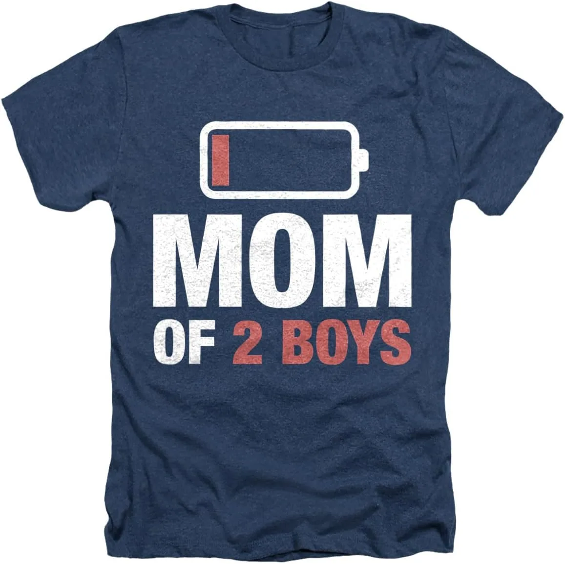 

Футболка Popfunk Mom of 2 Boys Unisex Adult Heather