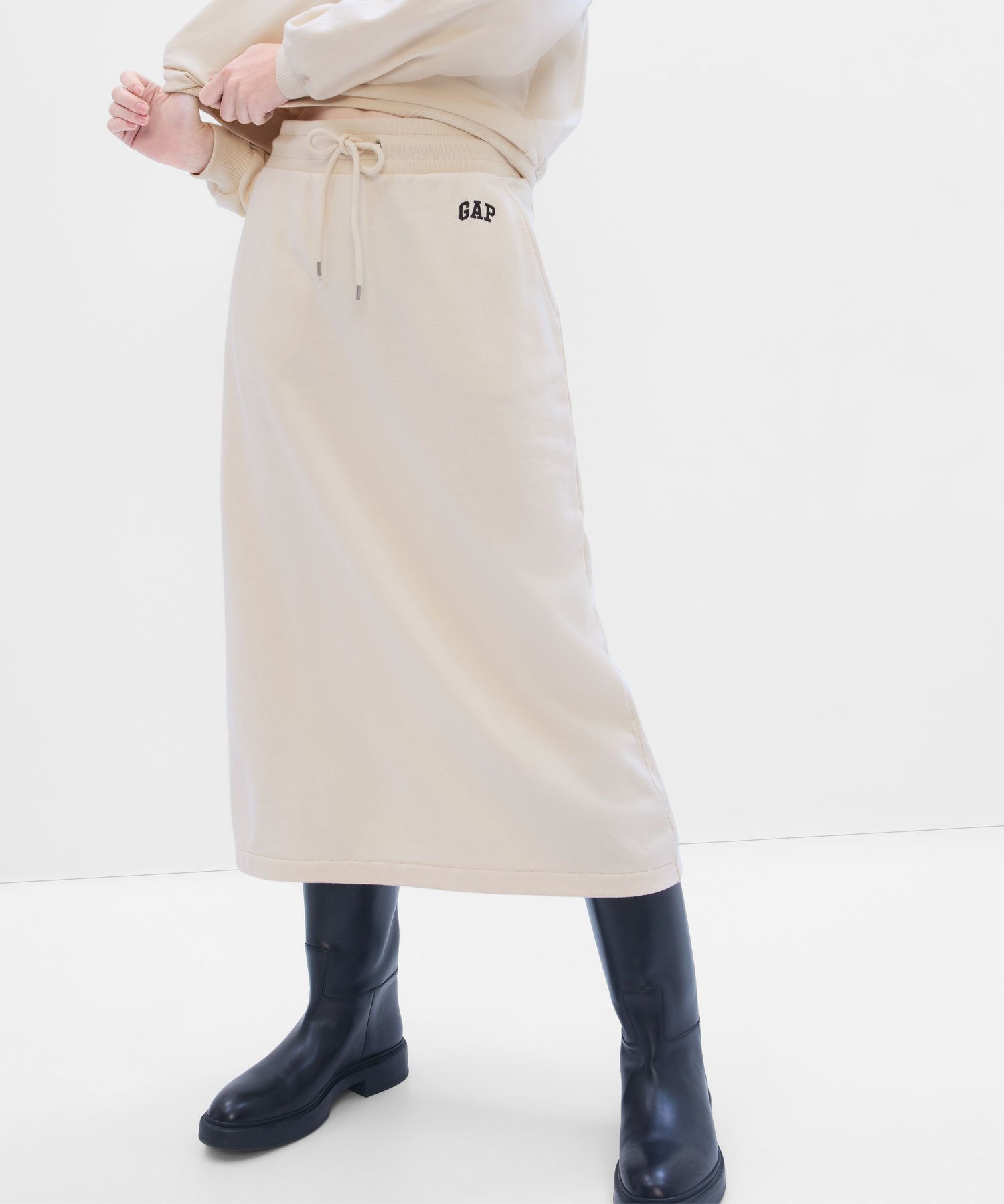 (W)GAP мини-юбка макси с логотипом, BIRCH