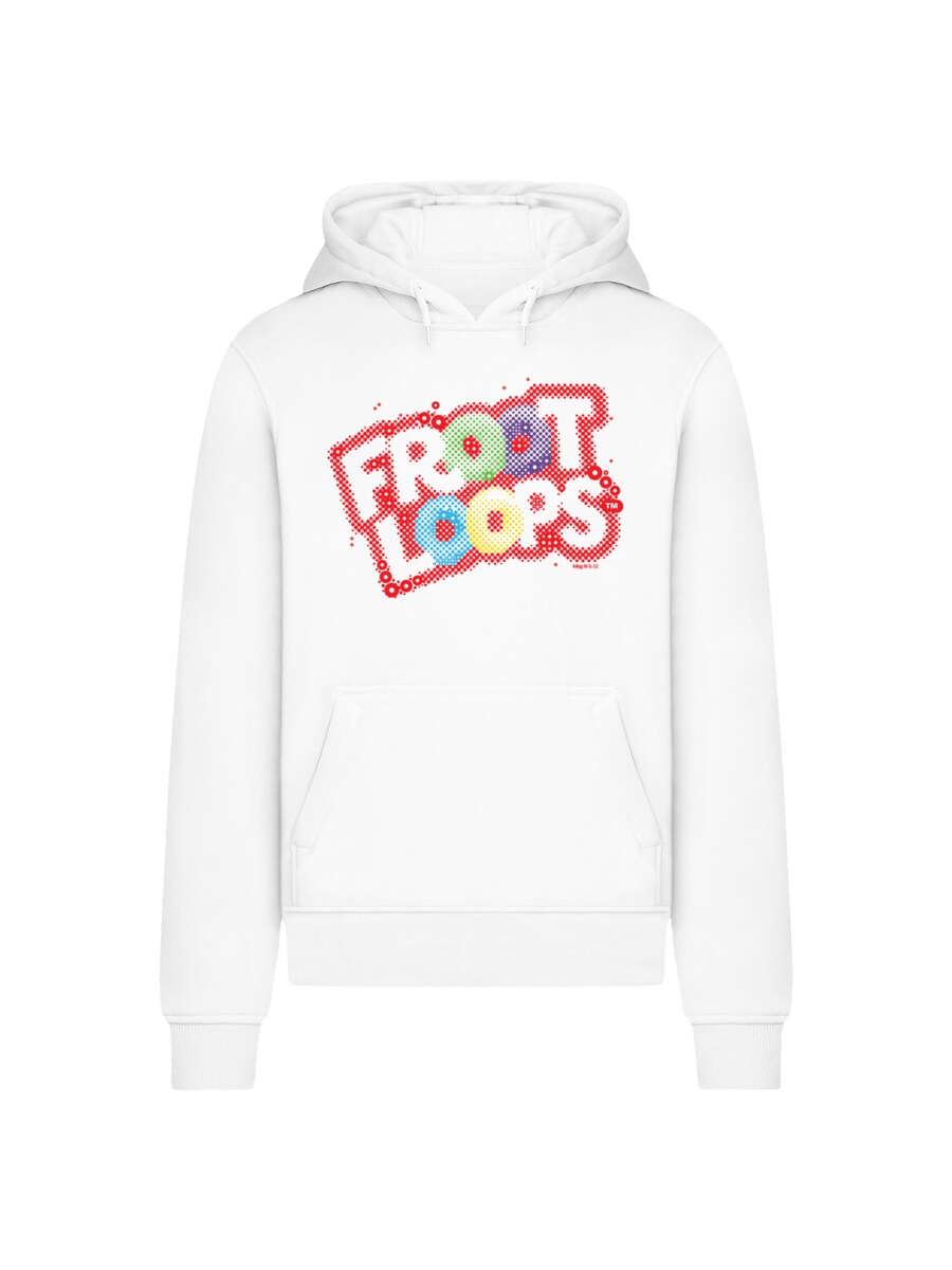 

Толстовка F4NT4STIC Kelloggs Froot Loops Breakfast Cereal Pop Art, белый