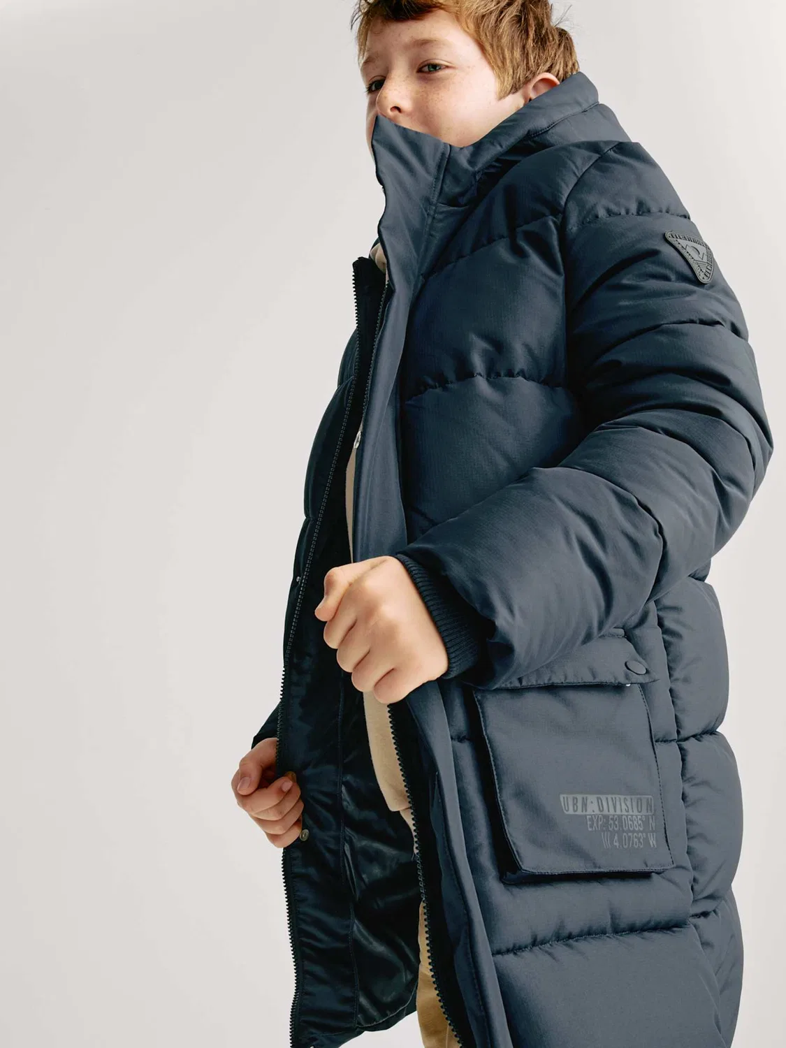 Пальто Marks & Spencer, бирюзовый — фото 4
