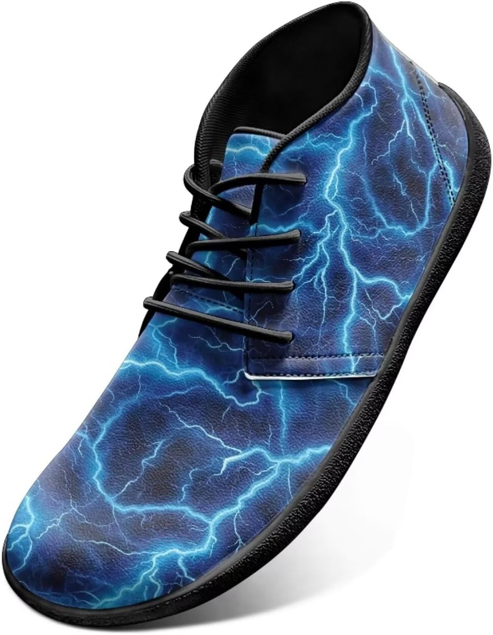 

Беговые кроссовки Jeiento 3D Lightning для мужчин, Мужские беговые кроссовки, Минималистичные кроссовки с широкой носочной частью, голубой