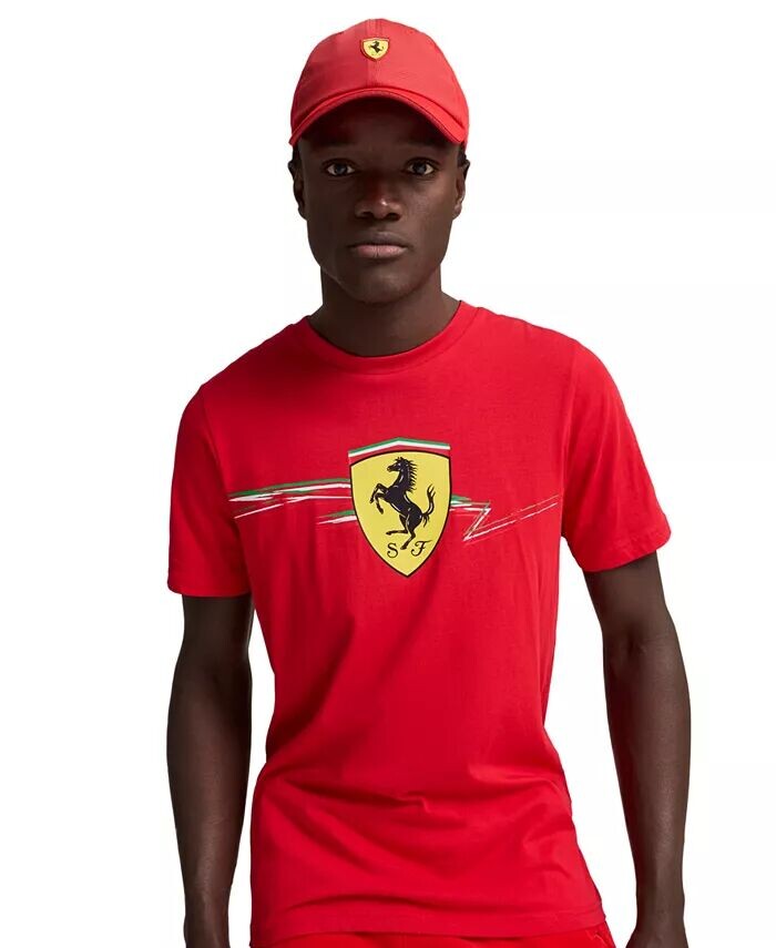 

Мужская бейсболка с логотипом Racing из коллаборации с Ferrari Puma, красный