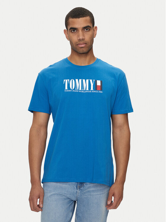 

Футболка стандартного кроя Tommy Jeans, синий