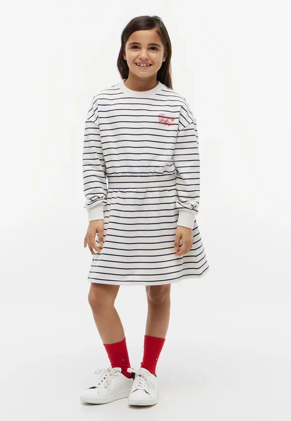 Платье Tommy stripes hwk dress ls day dress Tommy Hilfiger, темно-синий — фото 2