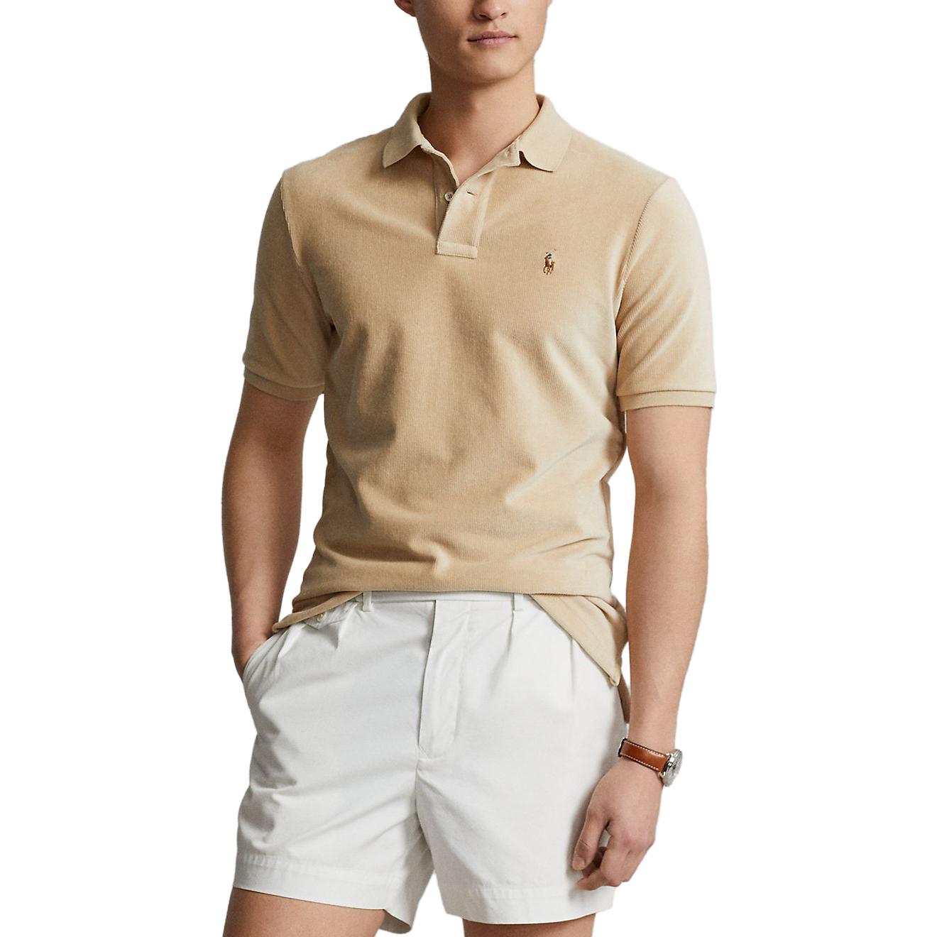 Поло Ralph Lauren Мужская Хаки — фото 3