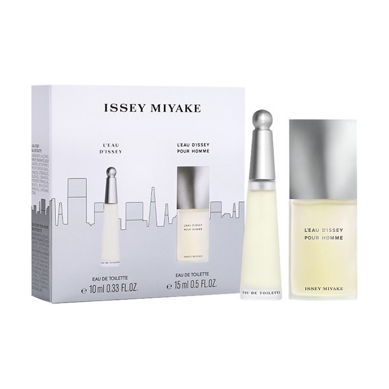 Lifetime Water Men's Woody Aquatic Accord Eau De Toilette 40ml/75ml/125ml Помело Сандал ISSEY MIYAKE, lifetime water men's 15ml+lifetime water women's 10ml