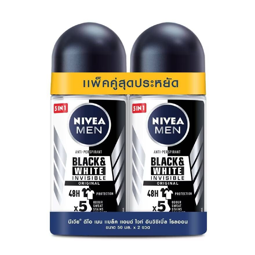 

Nivea Men Roll On Black White, 50 мл, двойная упаковка, Black
