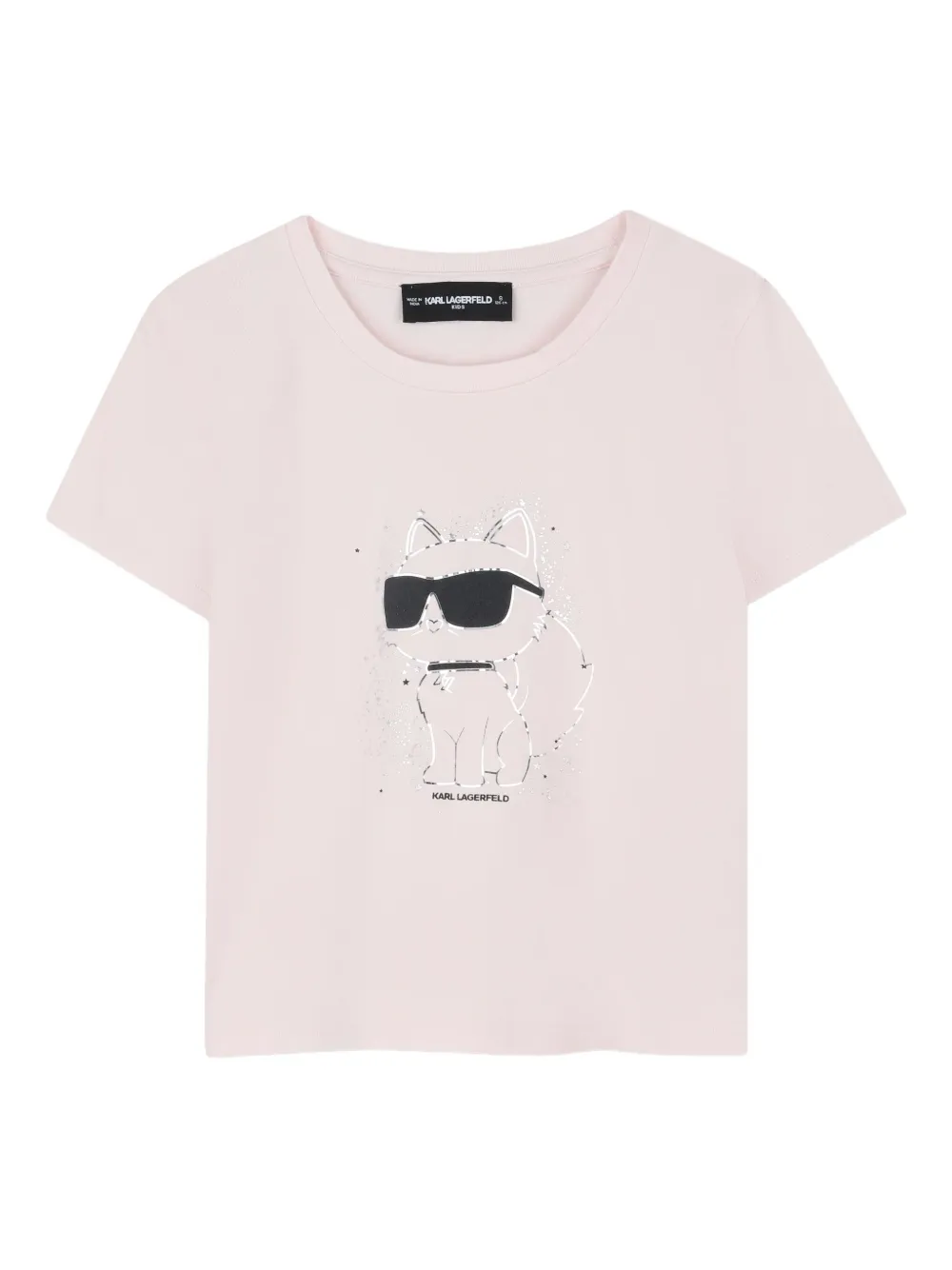 

Футболка с принтом Choupette KARL LAGERFELD KIDS, нейтральный